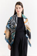 Samora Patterned Shoulder Shawl