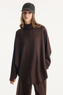 Stand-Up Collar Belted Set with Comfortable Trousers