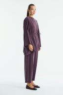 Benetti Waist-Belted Trouser Set