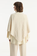Front-Tie Knit Shawl Scarf