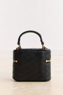 Noir Quilted Mini Bag