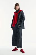 Metal Düğme Detaylı Kot Pantolonlu Takım