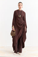Tünel Detaylı Abaya