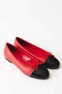 Mira Patent Detail Ballerina Flats