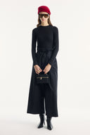 Wide Leg Cotton Trousers