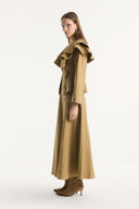 Jacket and Ruffle-Detail Skirt Set