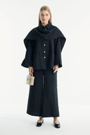 Shawl Collar Detailed Pant Suit