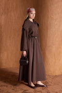 Accessory-Detailed Scuba Dress