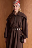 Accessory-Detailed Scuba Dress