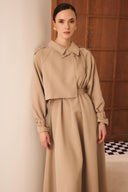 Albrey Trench Dress