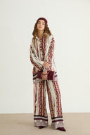 Alegy Printed Cotton Satin Set