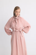 Alessan Ruffled Glitter Dress