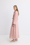 Alessan Ruffled Glitter Dress