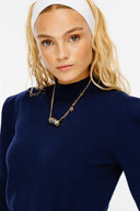 Aller Detailed Cropped Sweater