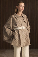 Allerli Plaid Trench Coat