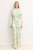 Alya Printed Pants Set