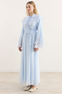 Amira Ruffled Shoulder Dress
