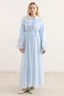 Amira Ruffled Shoulder Dress