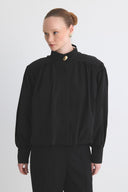 Andrey Short Ruched Trench Coat