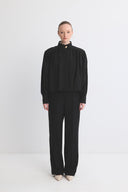 Andrey Short Ruched Trench Coat