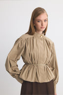 Andrey Short Ruched Trench Coat