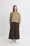 Andrey Short Ruched Trench Coat