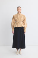 Andrey Short Ruched Trench Coat