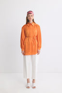 Anna Satin Balloon Sleeve Shirt