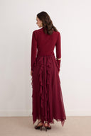 Anneliese Chiffon Ruffled Skirt Set