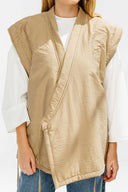 Wrap-Around Puffer Vest