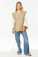 Wrap-Around Puffer Vest