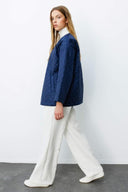 Wrap-Around Quilted Coat