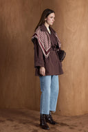 Epauletted Short Trench Coat