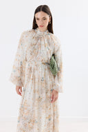 Aponi Floral Chiffon Dress