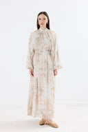 Aponi Floral Chiffon Dress