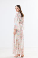 Aponi Floral Chiffon Dress