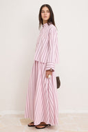 Arilla Striped Skirt Set