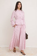 Arilla Striped Skirt Set