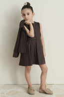 Arle Denim Pinafore Dress with Jacket