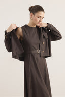 Arlea Denim Pinafore Dress