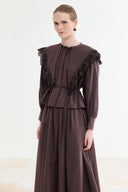Asia Guipure Voile Skirt Set