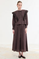 Asia Guipure Voile Skirt Set