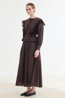Asia Guipure Voile Skirt Set