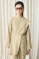 Asymmetric Double Pant Suit