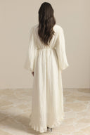 Asymmetrical Ruffled Pleated Dress