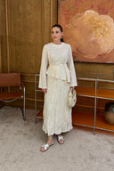 Asymmetric Linen Skirt Set