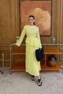 Asymmetric Linen Skirt Set