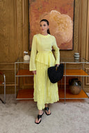 Asymmetric Linen Skirt Set