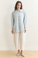 Astana Wide Collar Detail Shirt