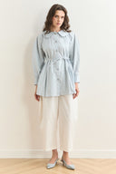 Astana Wide Collar Detail Shirt